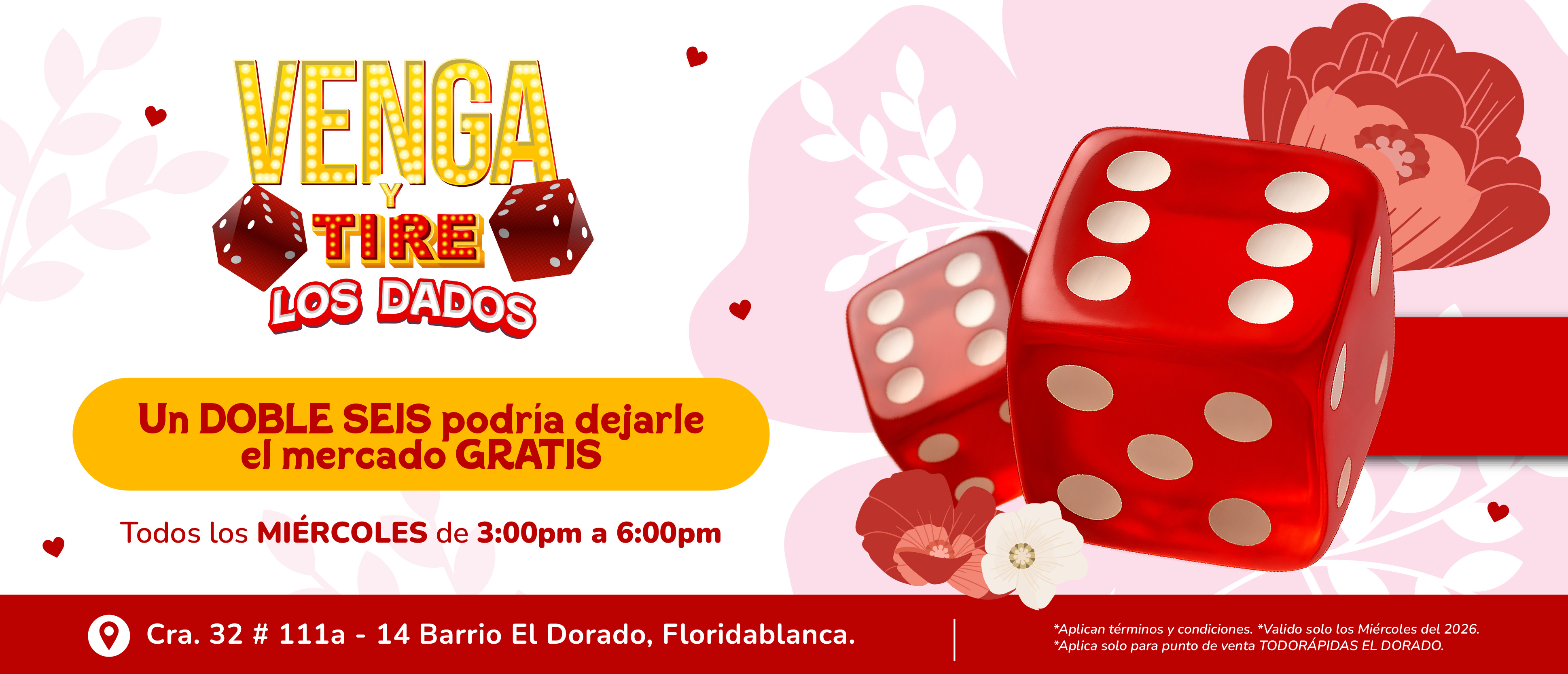 Venga y tire los dados