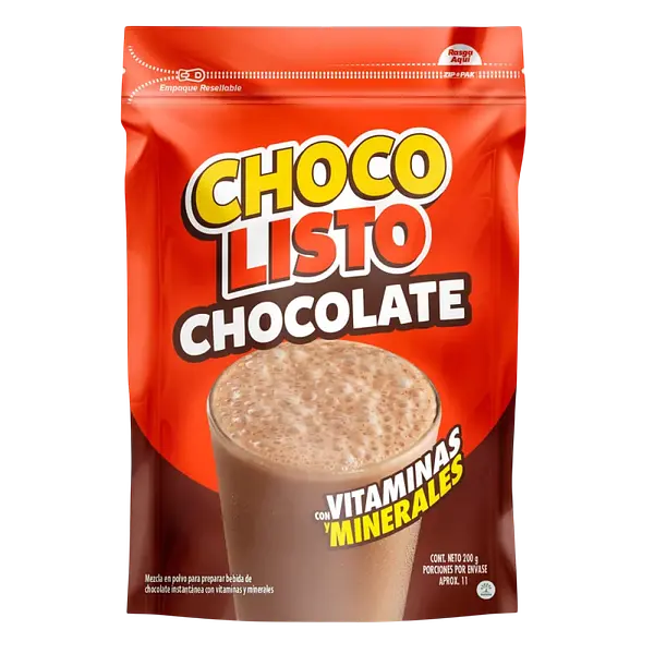 Bebida En Polvo Achocolatada DoyPack Chocolisto 