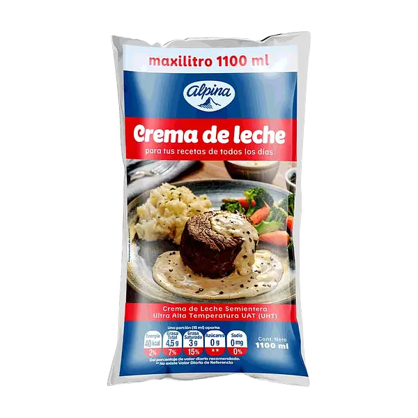 Crema De Leche Alpina 