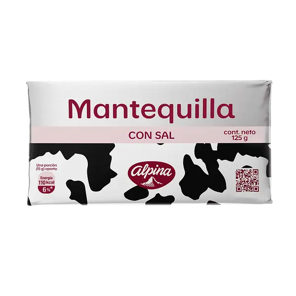 Mantequilla Con Sal Roja Alpina