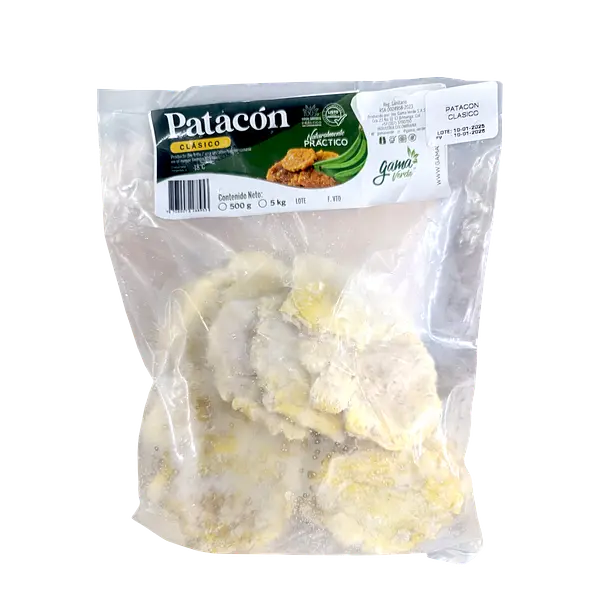 Patacon Clasico Prefrito Congelado