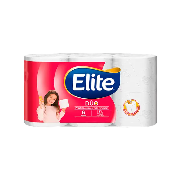 Papel Higienico Duo TripleHoja Elite 