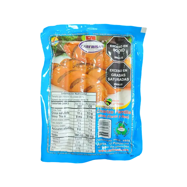 Chorizo Carfrisan Azul