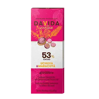Chocolate 53% Cacao Uchuva&Maracuya Davida