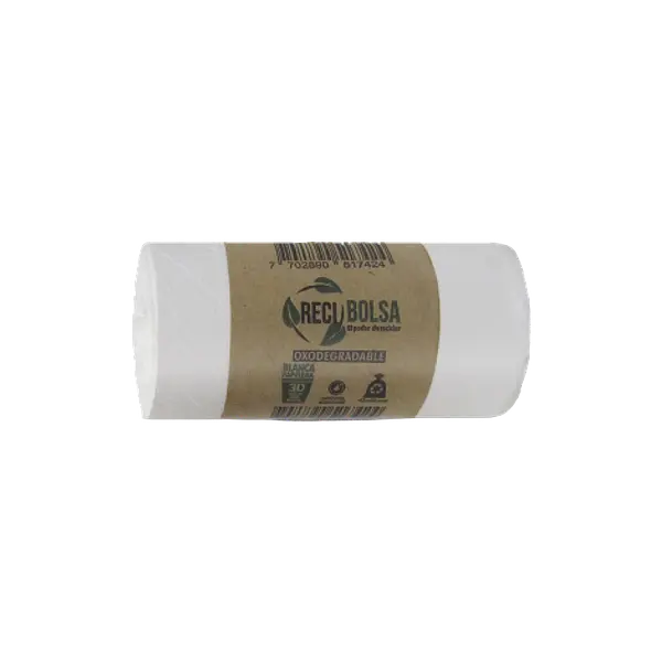 Bolsa Aseo 43x48 Baño Blanca