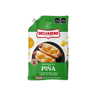 Salsa De Piña Galon Bolsa Delcasino