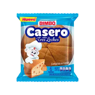 Ponque Casero Tres Leches Bimbo