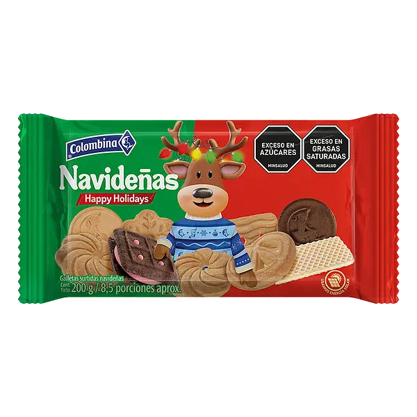 Galleta Navideña Colombina (roja)