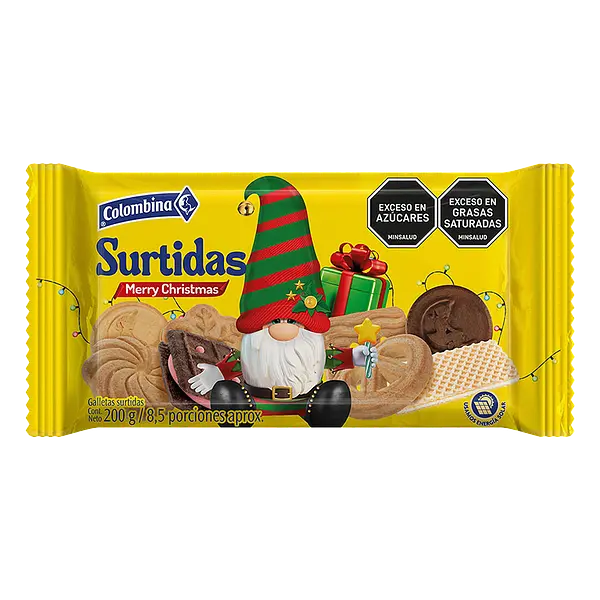 Galleta Navideña Colombina (amarilla)