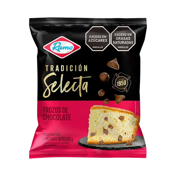 Ponque Trozos De Chocolate Ramo