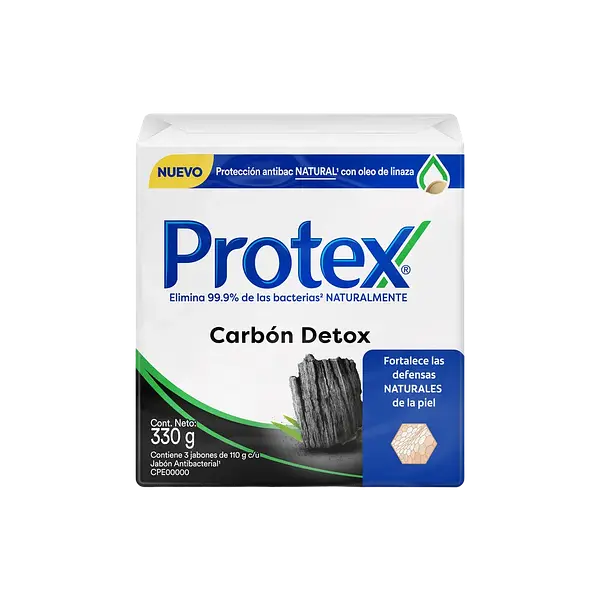 Jabon Tripack Carbon Detox Protex