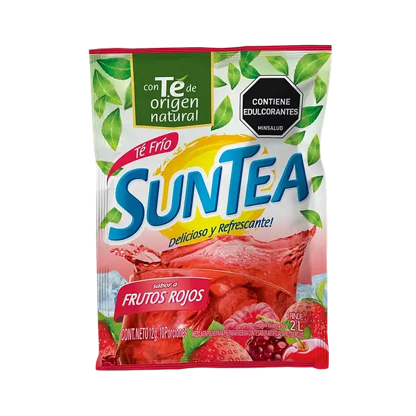 Te Frio En Polvo Frutos Rojos Suntea