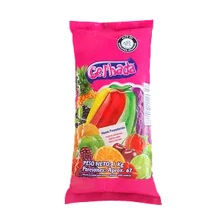 Gelatina Institucional Fresa Gelhada