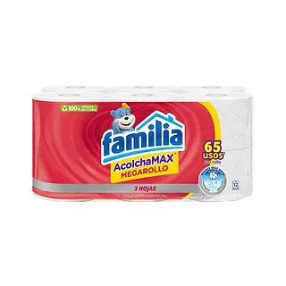 Papel Higienico Acolchamax Megarollo Familia