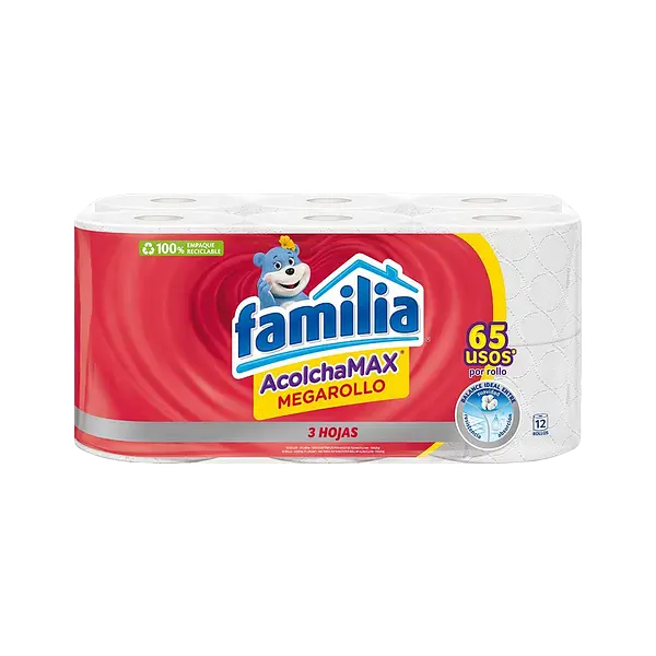 Papel Higienico Acolchamax Megarollo Familia