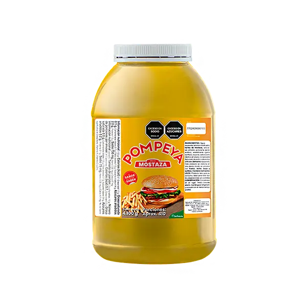 Salsa Mostaza Galon Pompeya