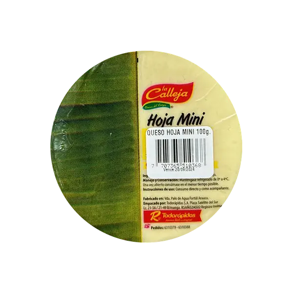 Queso Hoja Mini 