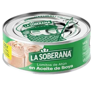 Atun Lomos En Aceite La Soberana
