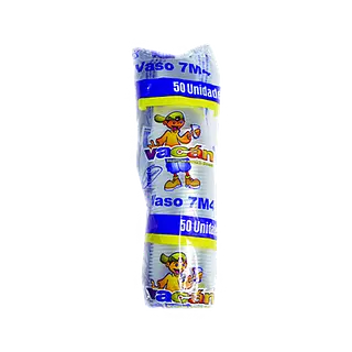 Vaso Transparente 7 oz Vacan