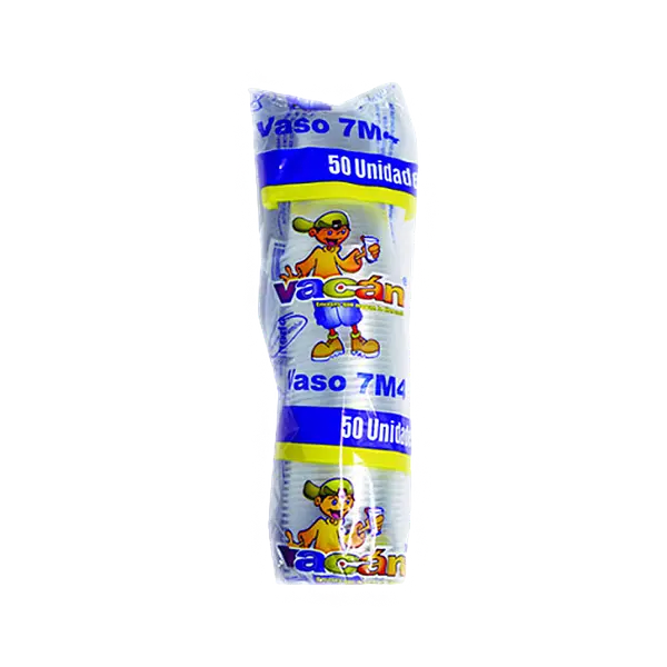 Vaso Transparente 7 oz Vacan