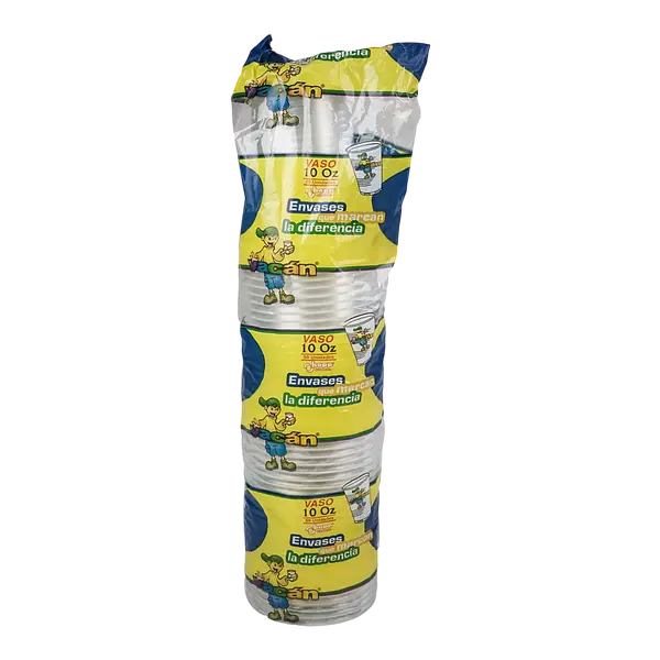 Vaso Transparente 10 oz Vacan