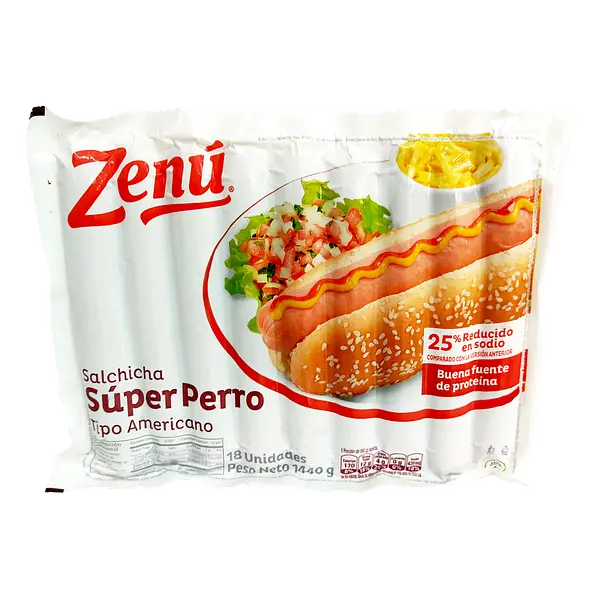 Salchicha Americana Zenu 