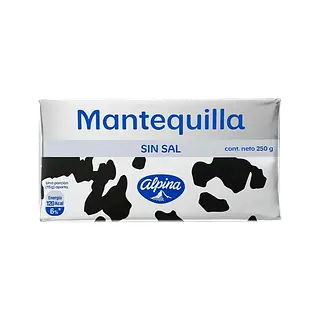 Mantequilla Sin Sal Azul Alpina 