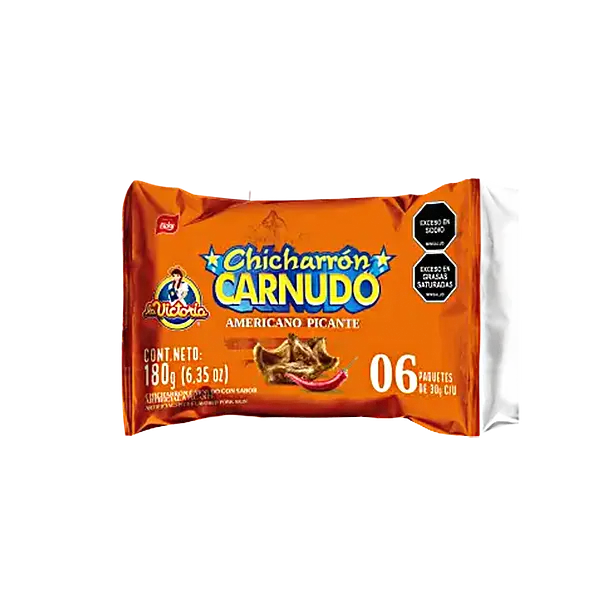 Chicharron Carnudo Picante La Victoria