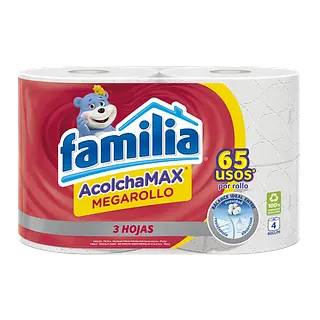 Papel Higienico Acolchamax Megarollo Familia