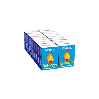Fosforos Display Cajita Refuegos