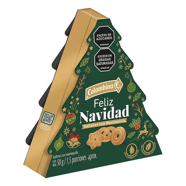 Galletas Mini Arbol Colombina