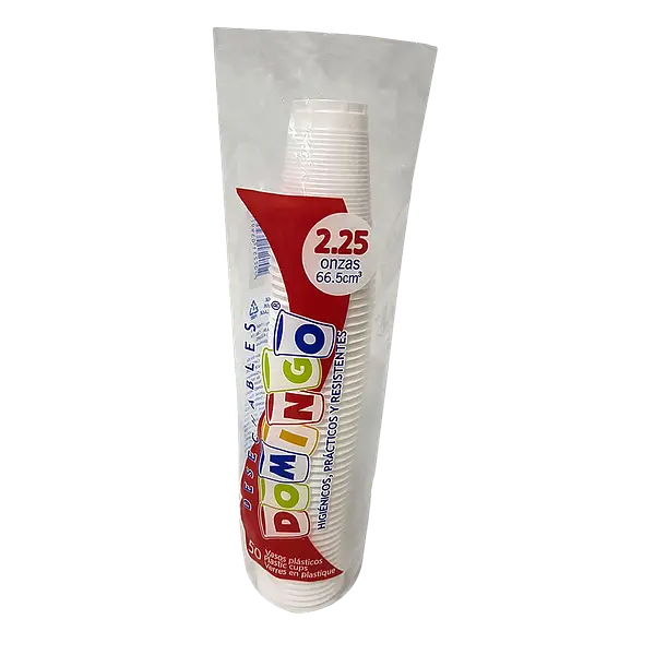 Vaso Blanco 2.25 oz Domingo