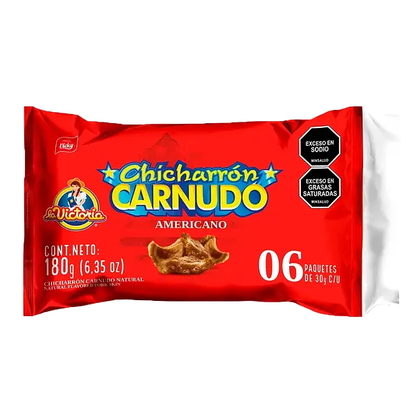 Chicharron Natural Display La Victoria