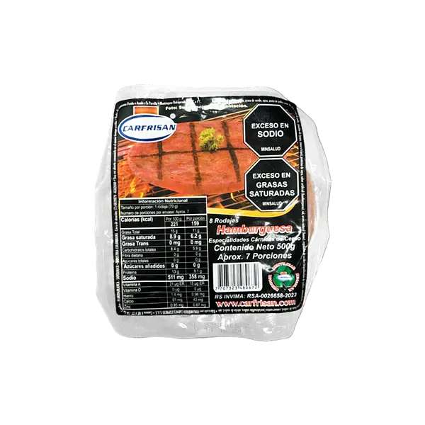 Hamburguesa Carfrisan 