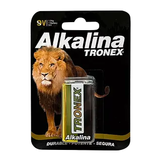 Bateria Alkalina 9V Tronex