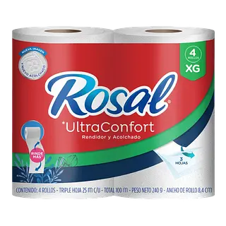 Papel Higienico Super Rollo XG Rosal