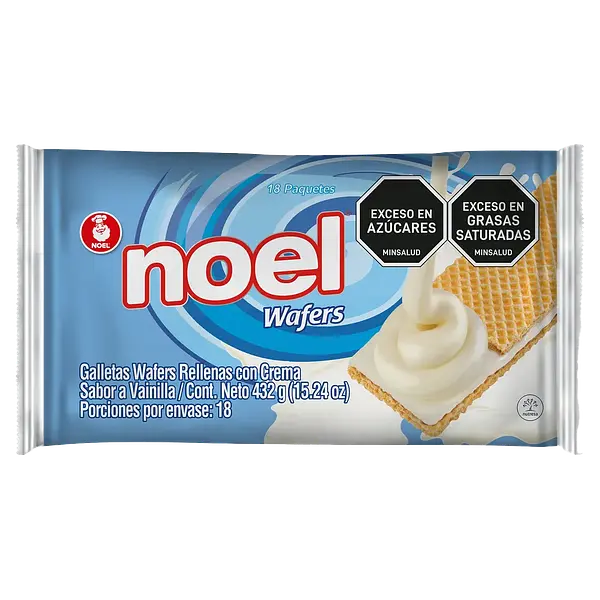 Galleta Wafers Vainilla Saltin Noel 