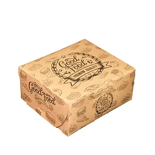 Caja De Hamburguesa Impresa