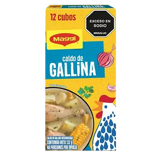 Caldo de Gallina Cajetilla Maggi