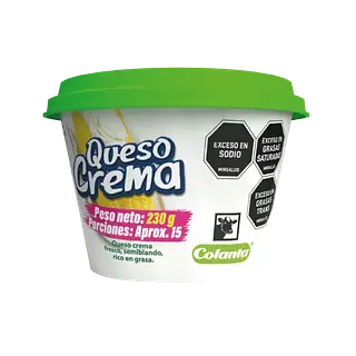 Queso Crema Pequeña Colanta
