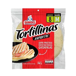 Tortillinas Rapiditas T-M Roja Bimbo