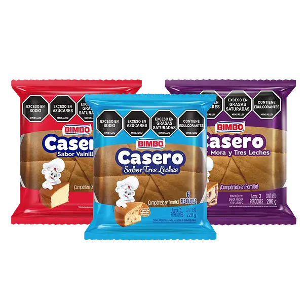 Ponque Casero Bimbo