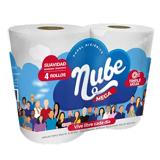 Papel Higienico Mega TripleHoja Nube