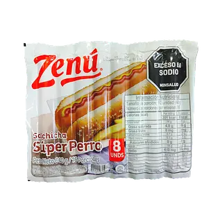 Salchicha Americana Zenu 