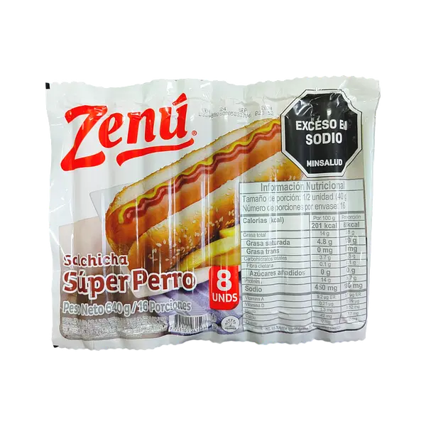 Salchicha Americana Zenu 