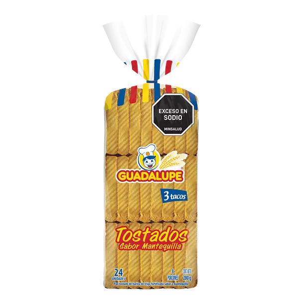 Tostadas Mantequilla Guadalupe