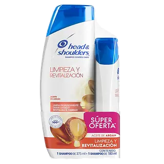 Shampoo + Acondicionador Argan H&S