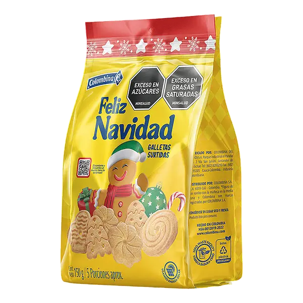 Galleta Bolsa Feliz Colombina