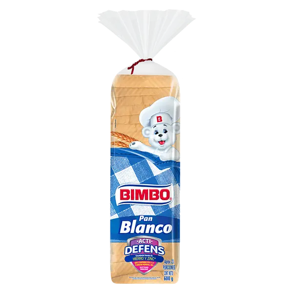 Pan Tajado Blanco Actidefens Bimbo