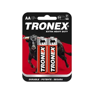 Bateria Manganeso Roja AA Dedo Tronex